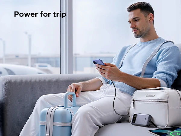 20000mAh Portable Charger - Fast Charging Power Bank for iPhone 16 Tidesmit