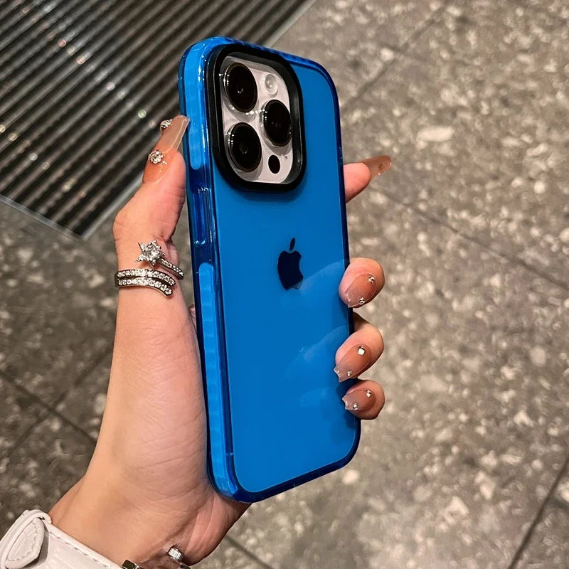Shockproof iPhone Case with Airbag Bumper - Clear Slim Fit Protection Tidesmit