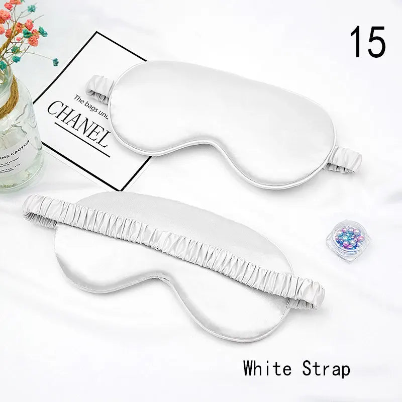 Imitated Silk Eye Mask for Sleeping Breathable Eyeshade Cover Sleeping Mask for Travel Nap Soft Comfort Blindfold Night Eyepatch