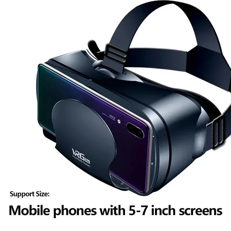 VR Headset for Smartphones - Lightweight 3D Virtual Reality Glasses Tidesmit