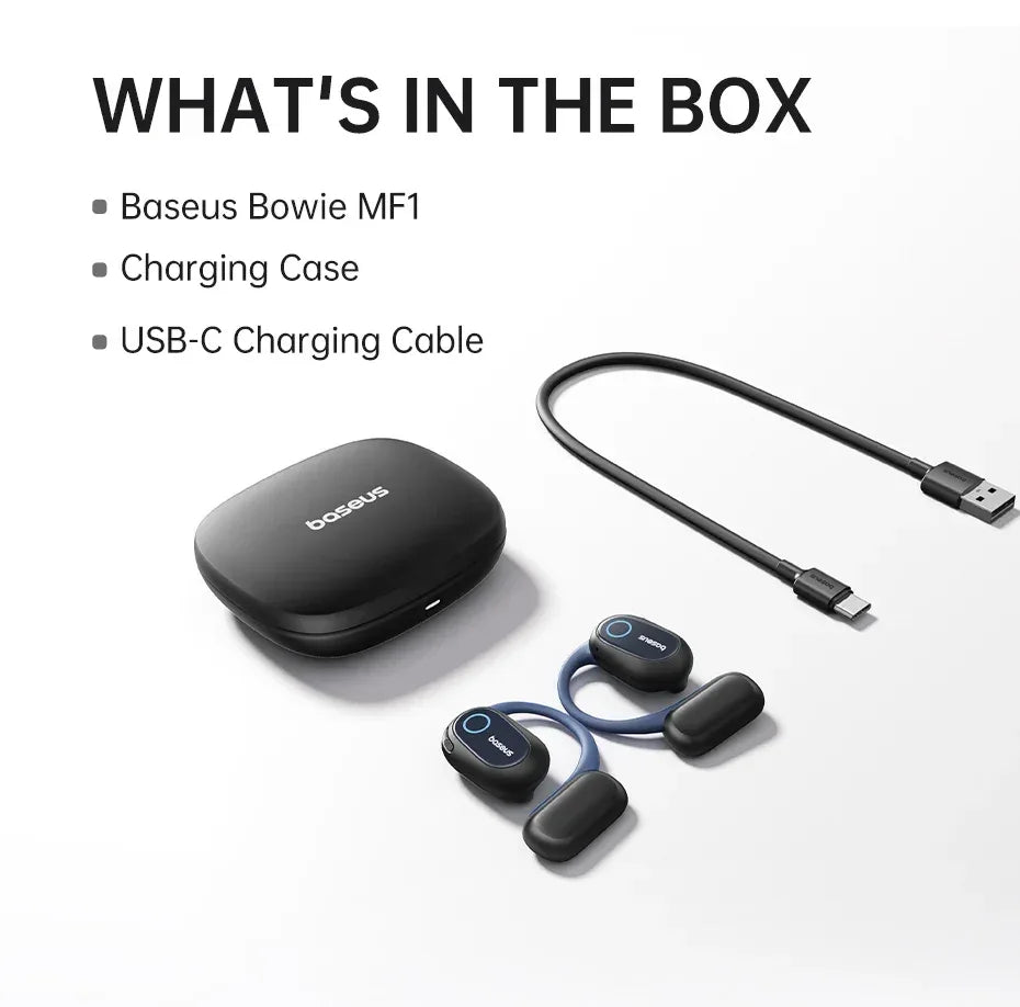 Open-Ear Sport Earbuds Bluetooth 5.4 60-Hour Playtime by Tidesmit Tidesmit