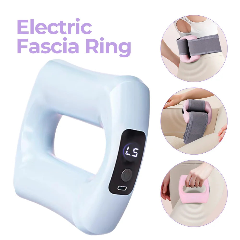 Electric Body Fascia Massage Ring for Deep Tissue Muscle Relief Back Massage Instrument Tidesmit