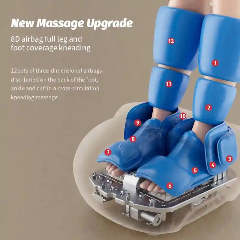 Electric Foot Massager: Shiatsu Deep Tissue Heat Therapy by Tidesmit Massage Roller Tidesmit