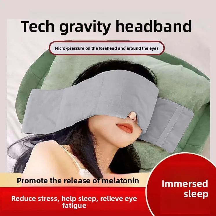 Gravity Weighted Eye Mask for Sleeping Light Blocking Relaxing Sleep Aid for Men and Women Relieve Fatigue Stress Christmas Gift