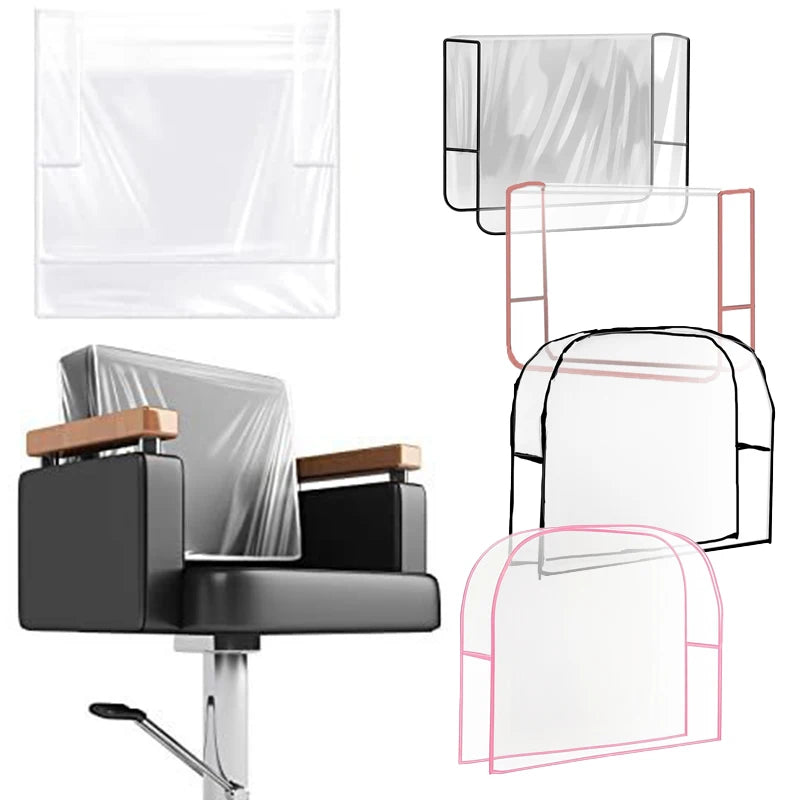 Salon Chair Cover Waterproof Clear PVC Protective Barber Guard Massage Chairs Tidesmit