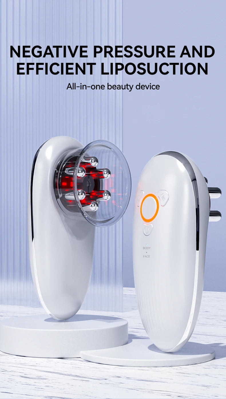 Face and Body Sculpting Electric Massager with Heat Therapy (White) Body Shaping Massage Equipment Tidesmit