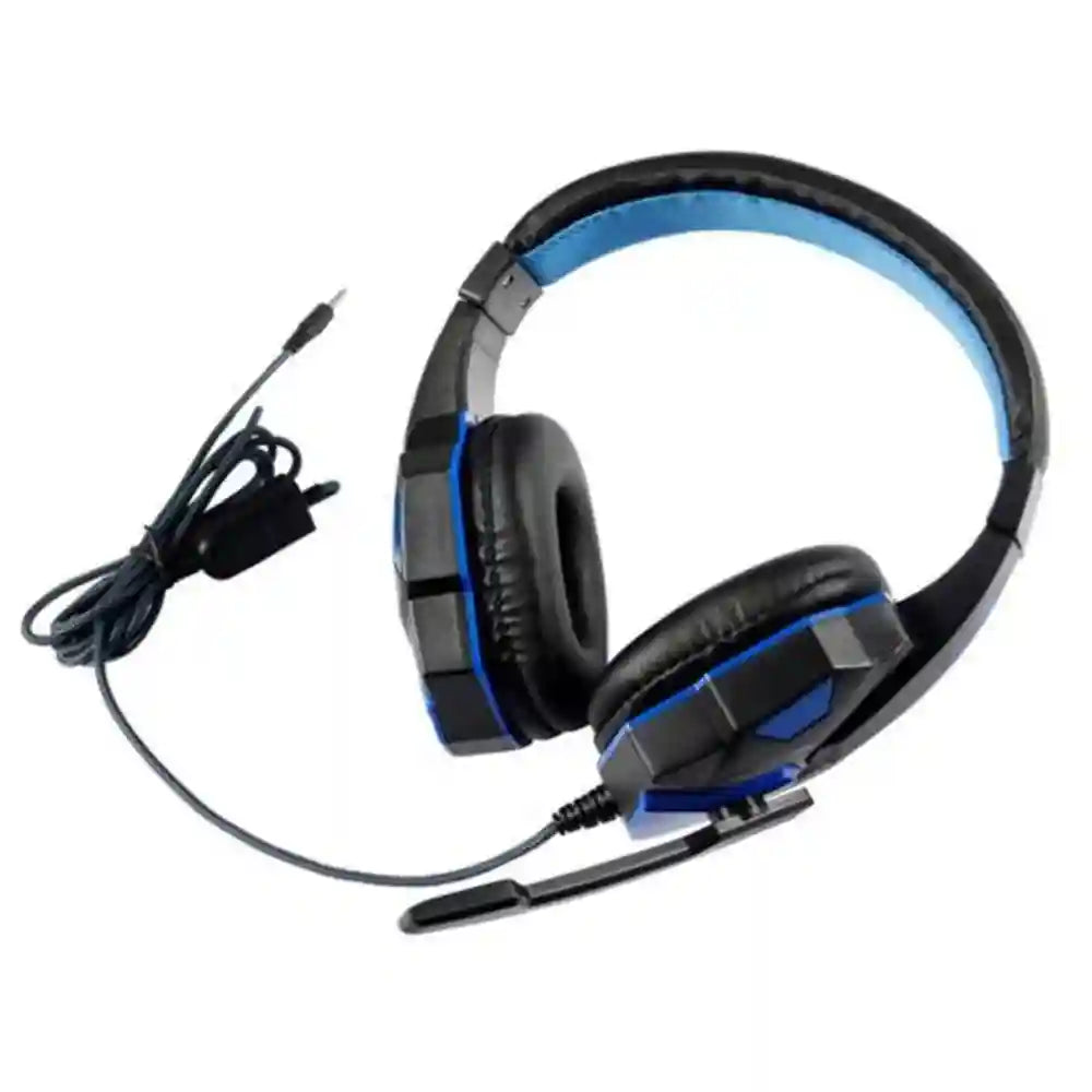Wired Gaming Headphones with Mic – Adjustable Bass PC Over-Ear Headset Tidesmit