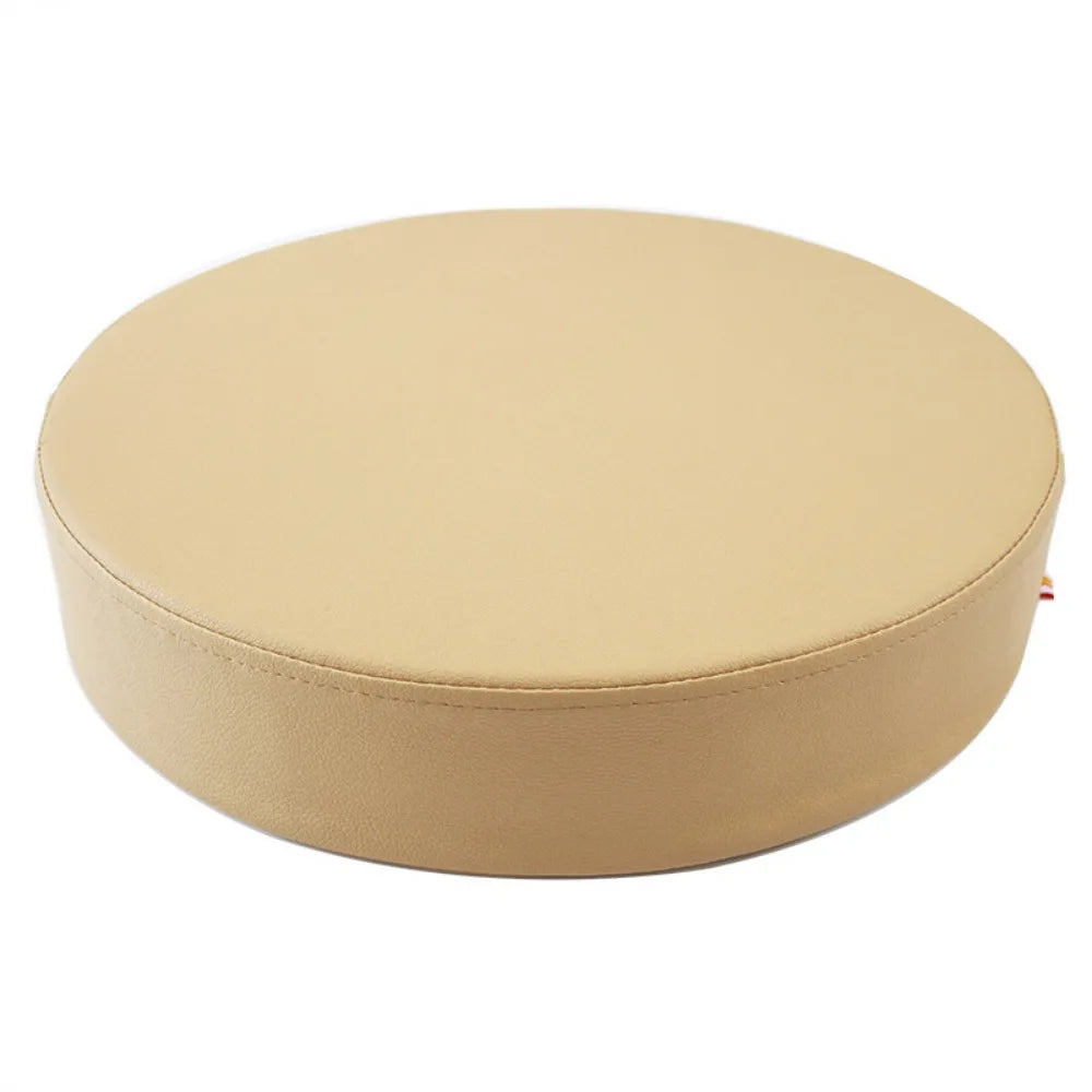 Simple Japanese Style Leather Round Cushion Thicken Soft Floor Cushion Waterproof Meditation Window Pillow for Home