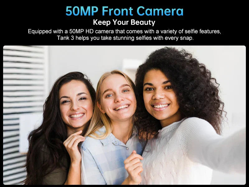 Unihertz 8849 Tank 3 by Smartphone 5G 32GB+512GB 200MP 120Hz 23800mAh 120W Charger Cell Phone Dimensity 8200 Mobile Phone Tidesmit