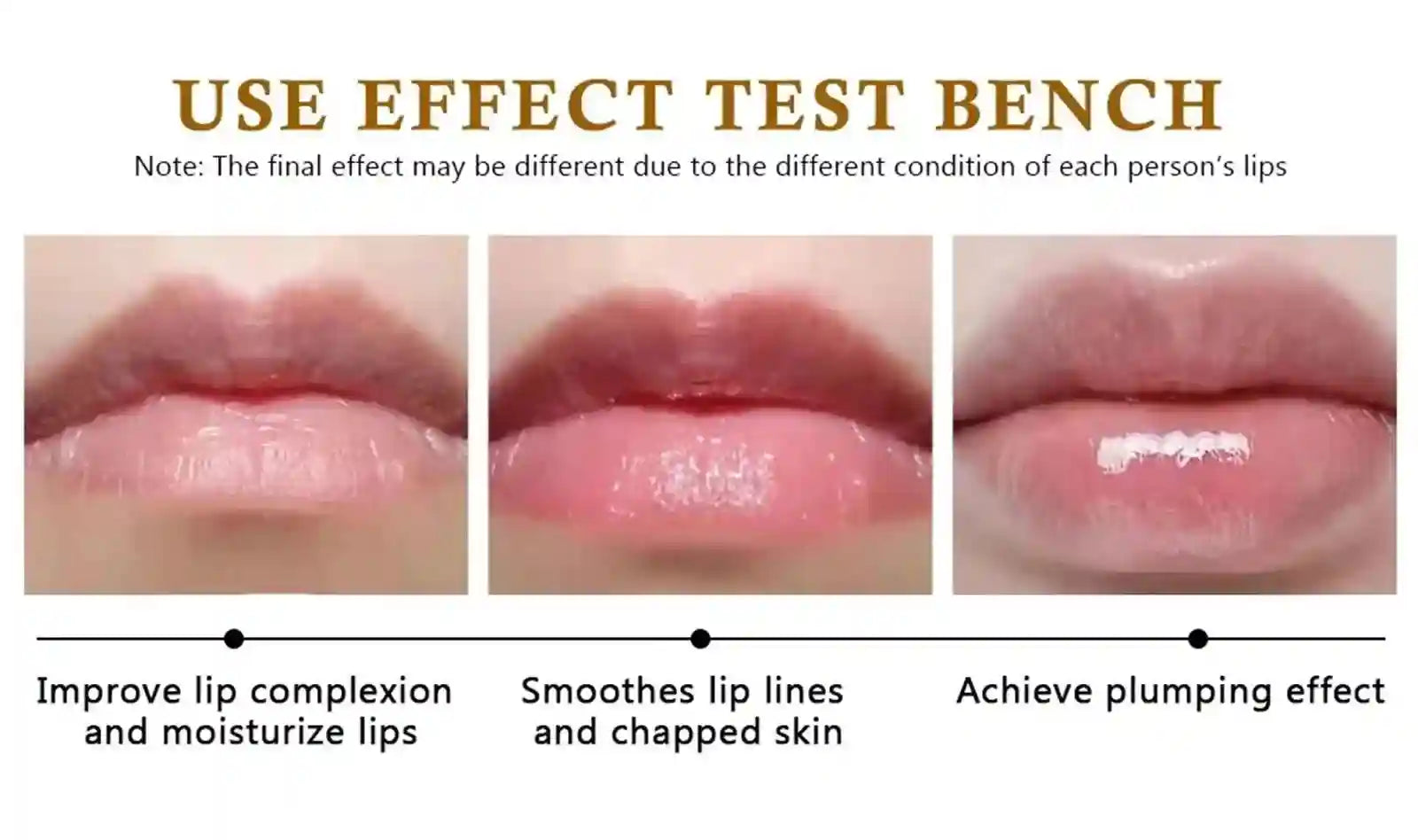 Lip Plumper Serum Instant Volume Hydrating Gloss - 8ml Cruelty-Free Lip Care Tidesmit
