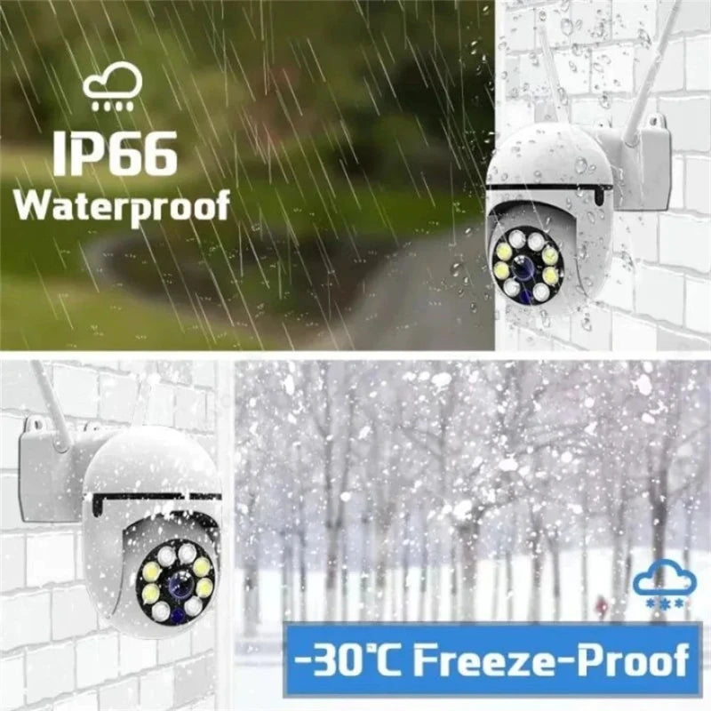 8MP Wifi Camera Wireless IP Surveillance Camera Video Monitor Night Vision Human Tracking Two-Way Audio Smart Home Baby Monitor