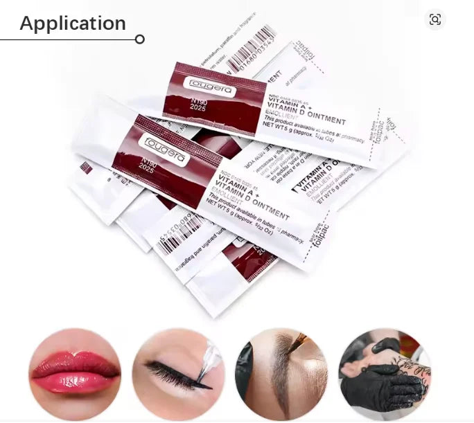 20/50/100/200pcs Fougera Vitamin Ointment A&D Tattoo Repair Cream Gentle Post-Tattoo Healing Supplies Tattoo Skin Care Must-Have