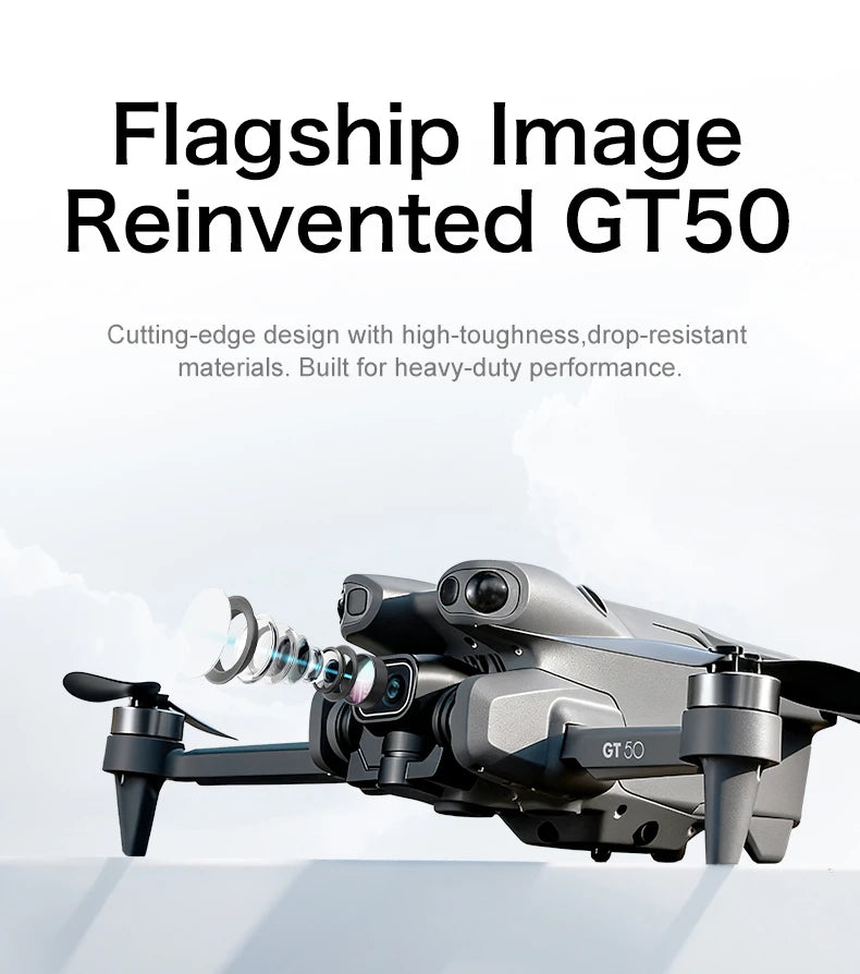 Mini 4K Camera Drone - Foldable GPS Drone with Obstacle Avoidance Tidesmit