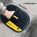 2025 electrostatic black mesh pet hair removal glove for cats and dogs. Easy-to-use 24x18cm grooming mitt for home.