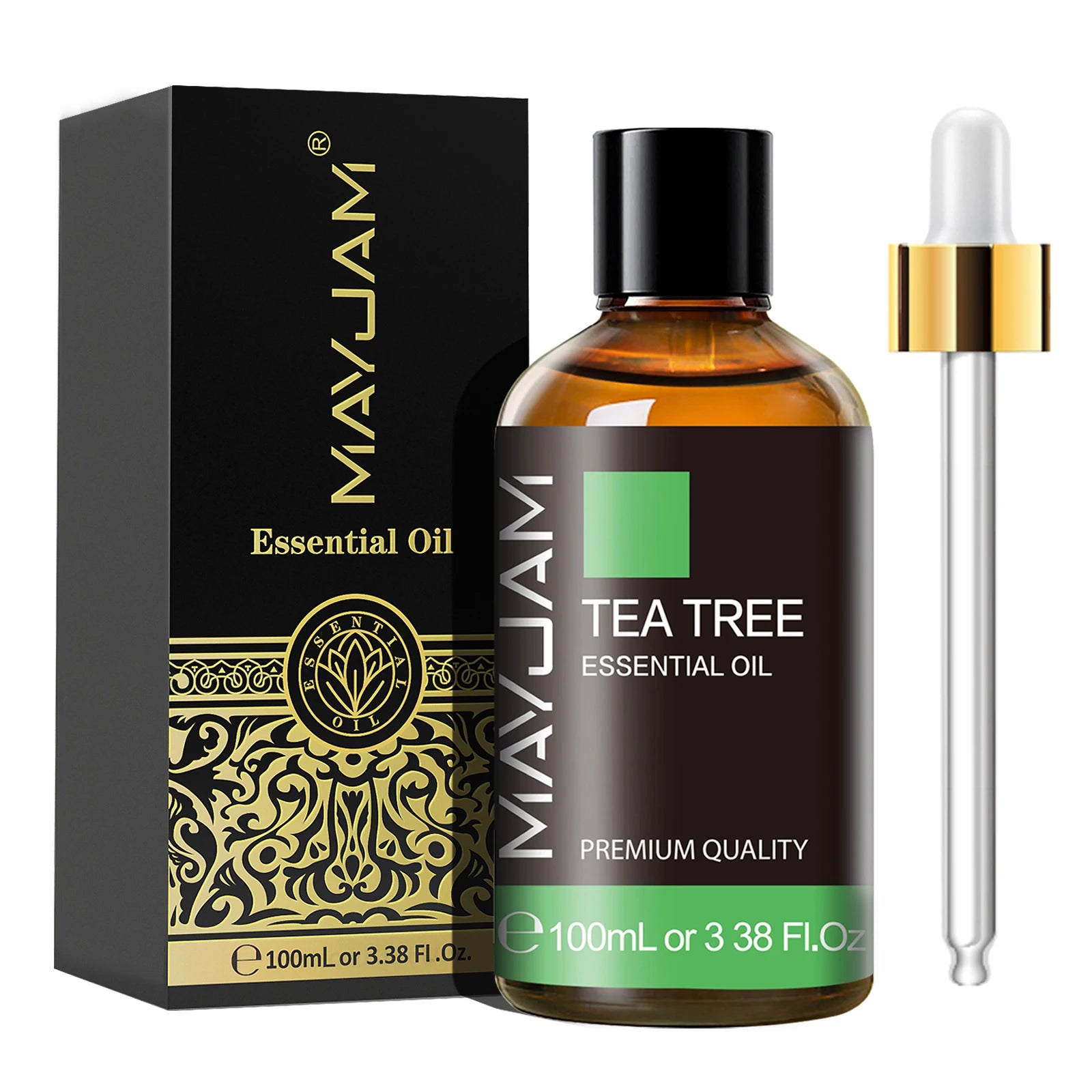 MAYJAM 100ml Pure Natural Essential Oil May Chang Sandalwood Lavender Vanilla Oregano Eucalyptus Oil for Humidifier Diffuser