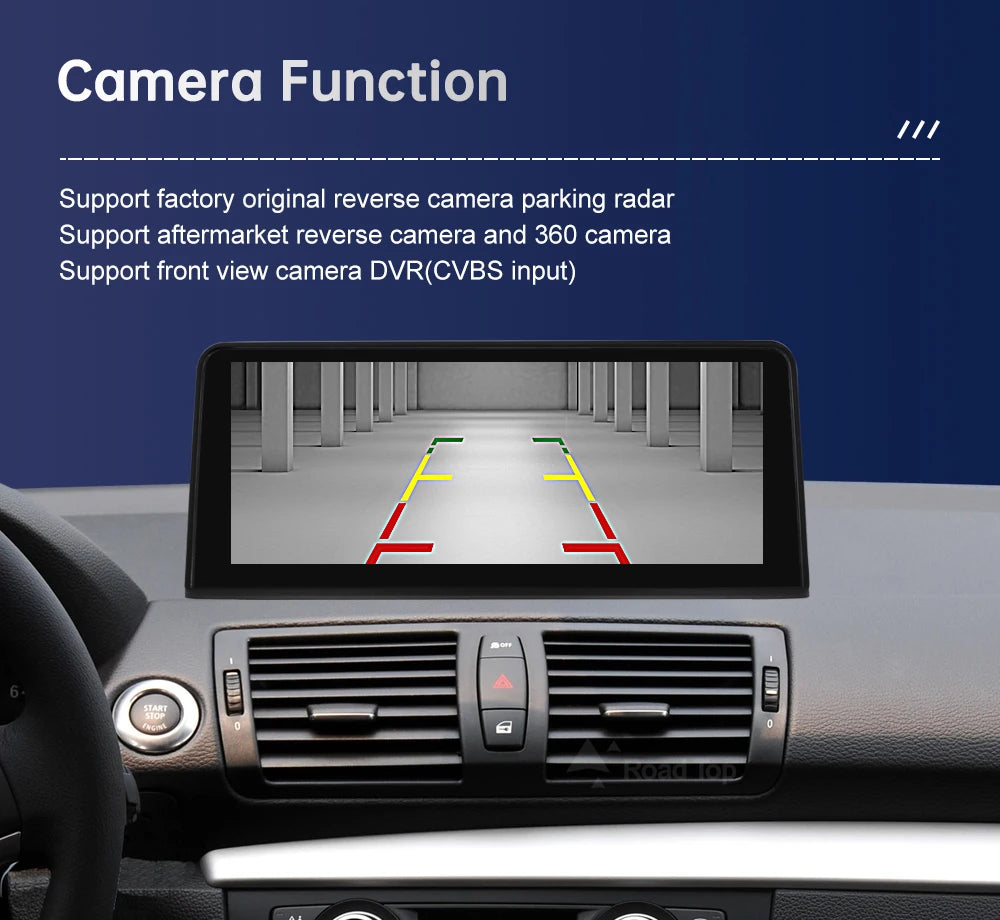 Wireless CarPlay Touch Display for BMW 1 Series E81 E87 CIC/CCC Tidesmit