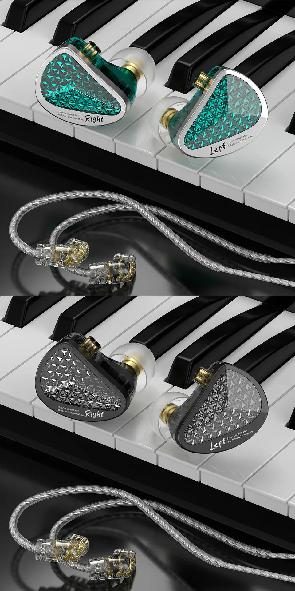 KZ AS16 Pro 16BA Hi-Fi In-Ear Monitors by Tidesmit Tidesmit