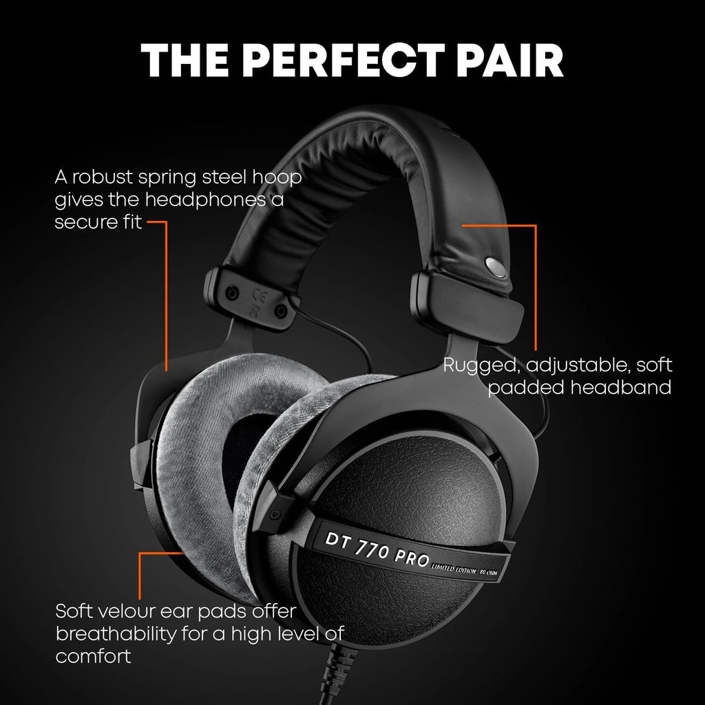 Beyerdynamic DT 770 PRO Studio Headphones | Closed-Back Monitor Tidesmit