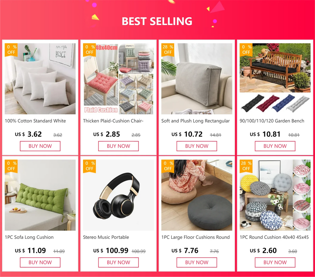 40X40CM Cotton Durable Window Sill Floor Sofa Cushion Fine Stitching Sitting Cushion Thicken Household Supplies 1PB