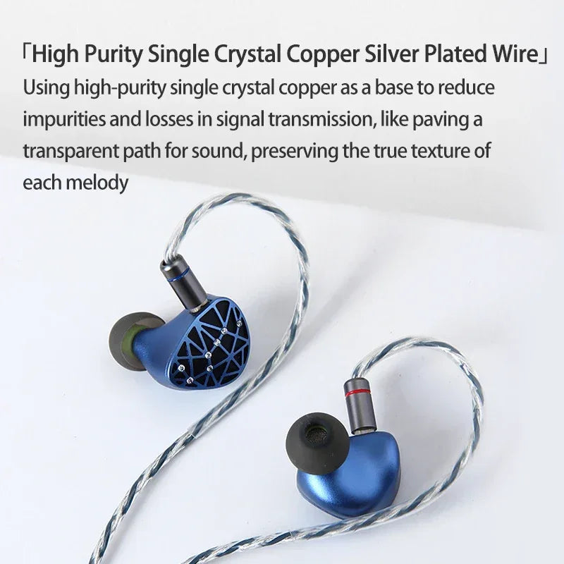 Sound Rhyme SR10 Hybrid IEMs | 10-Driver HiFi Wired Earphones | Tidesmit Tidesmit