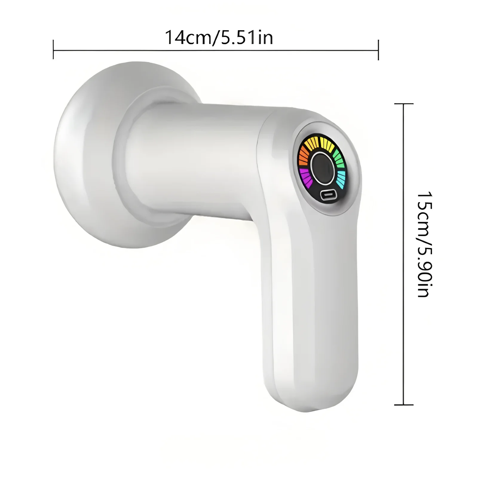 Fascia Gun 5-in-1 Portable Deep Tissue Massager - Tidesmit EU Fascia Gun WHITE Tidesmit