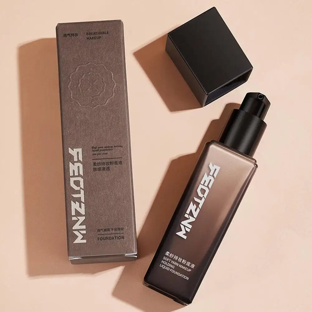 Tidesmit Long-Lasting Soft Yarn Foundation texture close-up liquid makeup for wrinkles and anti-aging skin care