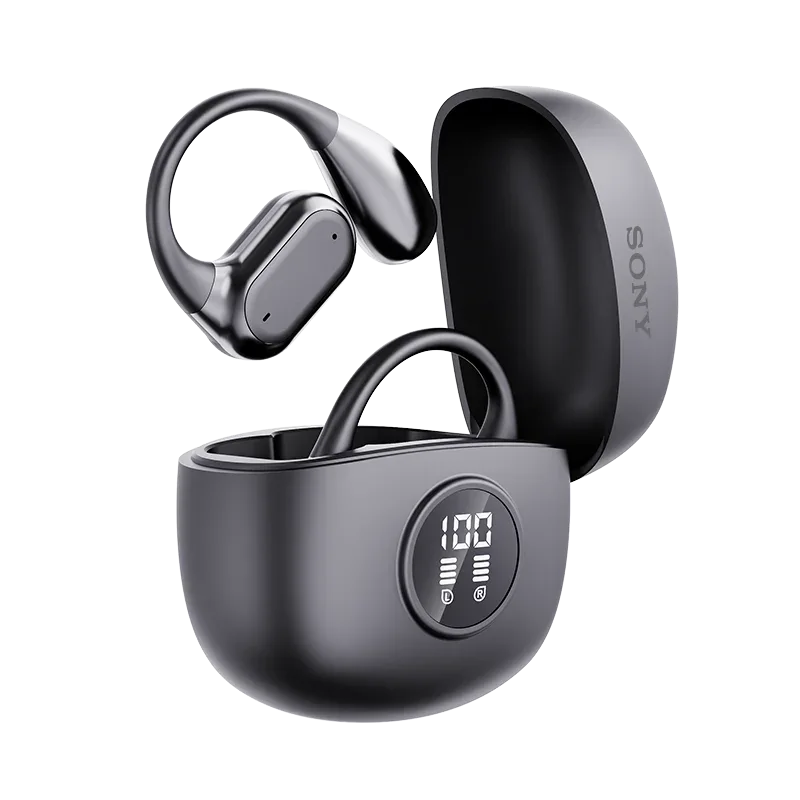 Wireless Ear Hook Headphones Bluetooth 5.4 Sport Tidesmit black Tidesmit