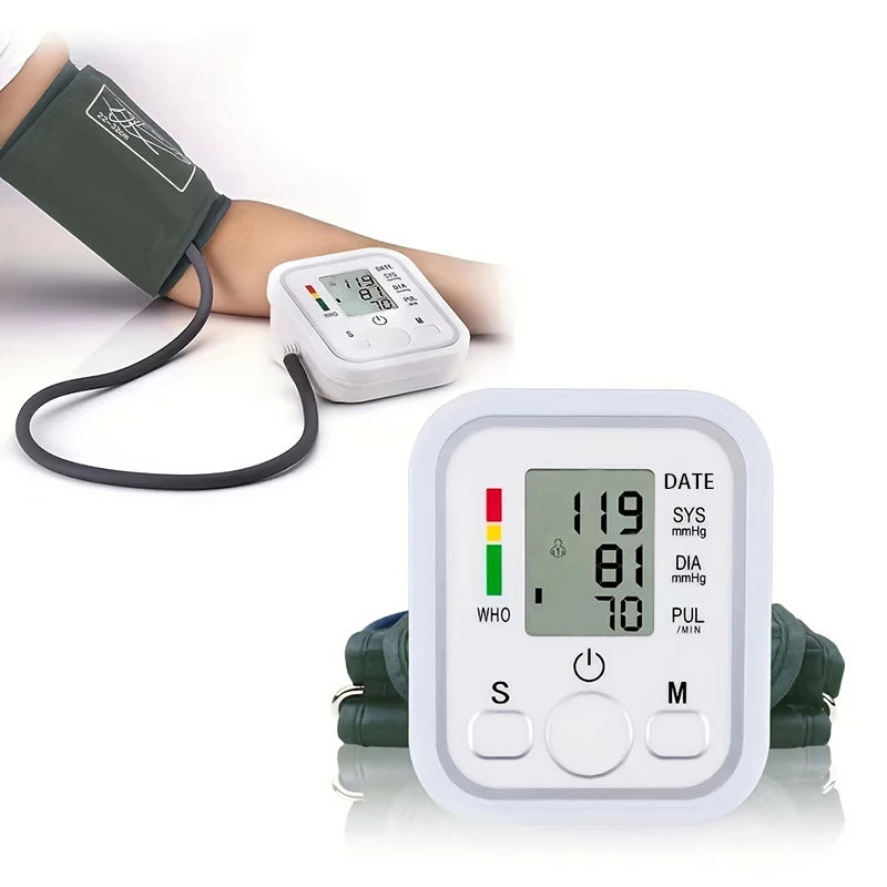 Finger Pulse Oximeter Or Blood Pressure Monitor Kit, Heart Rate SpO2 Saturation Meter Home Medical Device