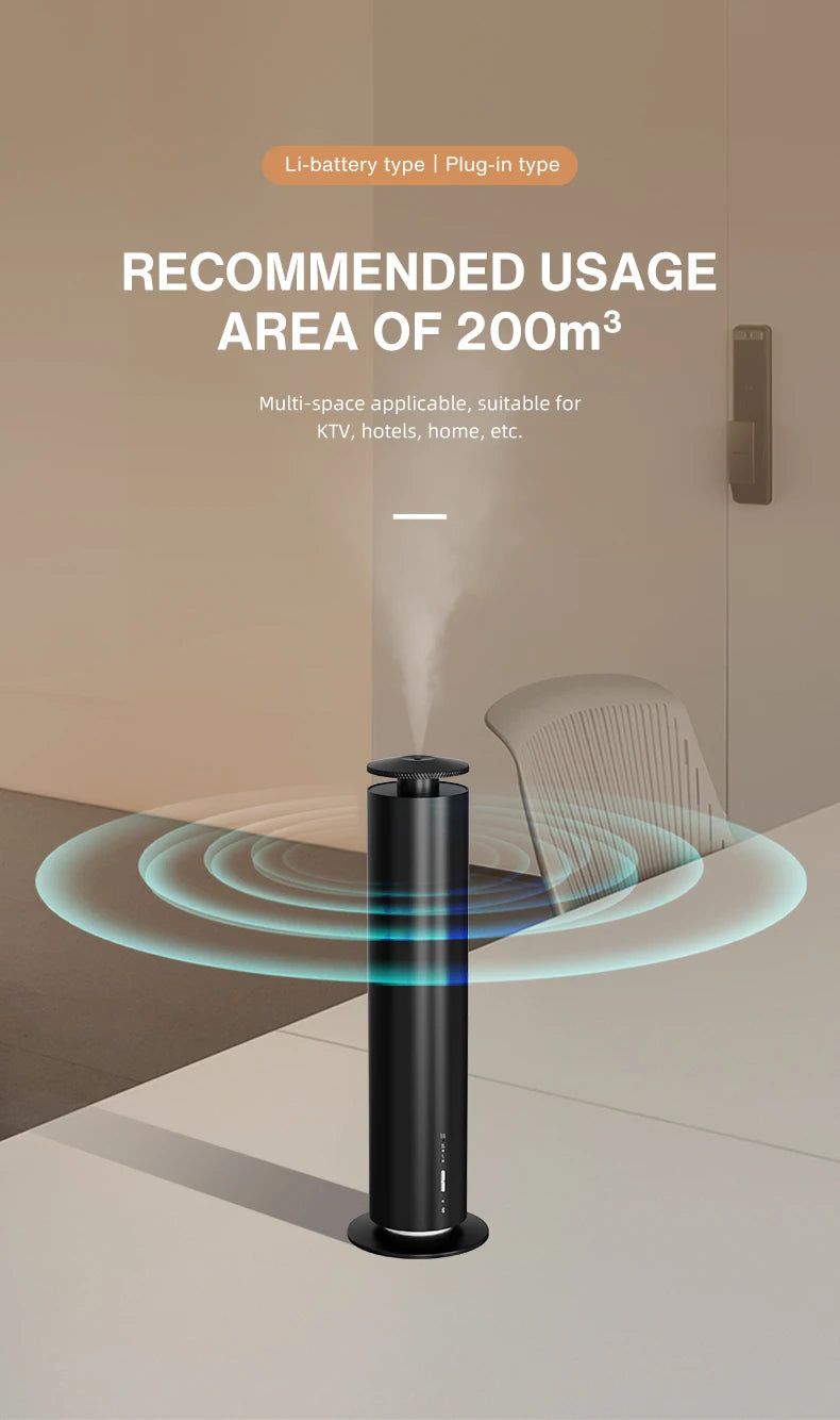 NAMASTE Smart Essential Oil Diffuser Office Aromatherapy Machine Battery Aromatherapy Machine Home Electric Aromatherapy Machine