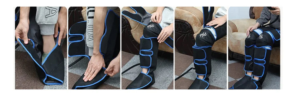 Leg Air Compression Massager with Heat Therapy for Circulation Relief Body Shaping Massage Equipment Tidesmit