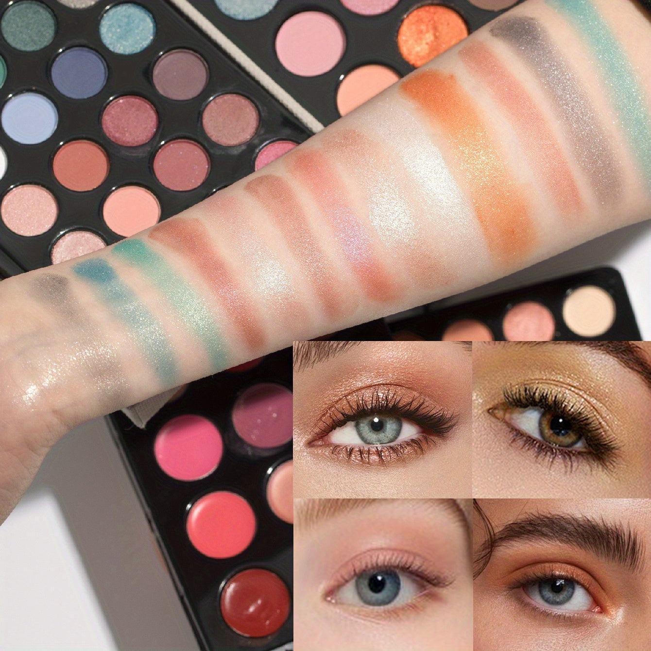 126pcs All-in-One Complete Makeup Kit with Portable Case - Professional & Beginner-Friendly Beauty Set, 126 Cosmetics & Tools (Foundation, Eyeshadow, Lipstick, Highlighter) in Leopard Print Gift Box, Ideal for Weddings/Specia Tidesmit