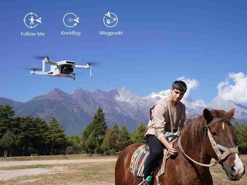 4K GPS Camera Drone | 249g Lightweight | 4km Range | 2 Battery Kit Tidesmit