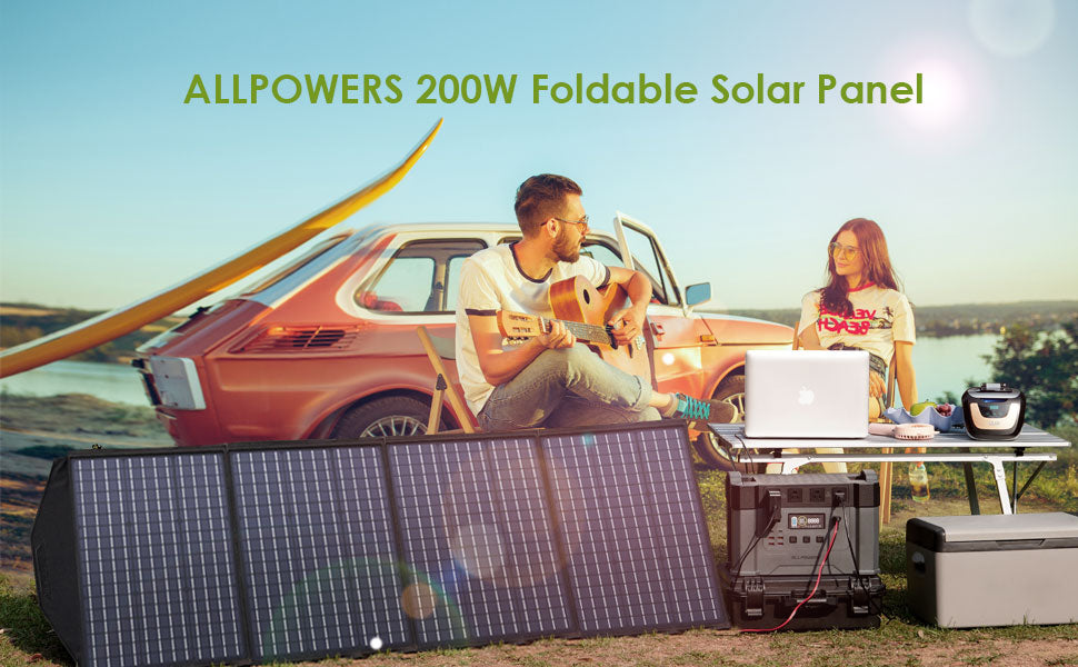 Allpowers 299Wh 600W Portable Solar Generator | LiFePO4 Power Station Tidesmit