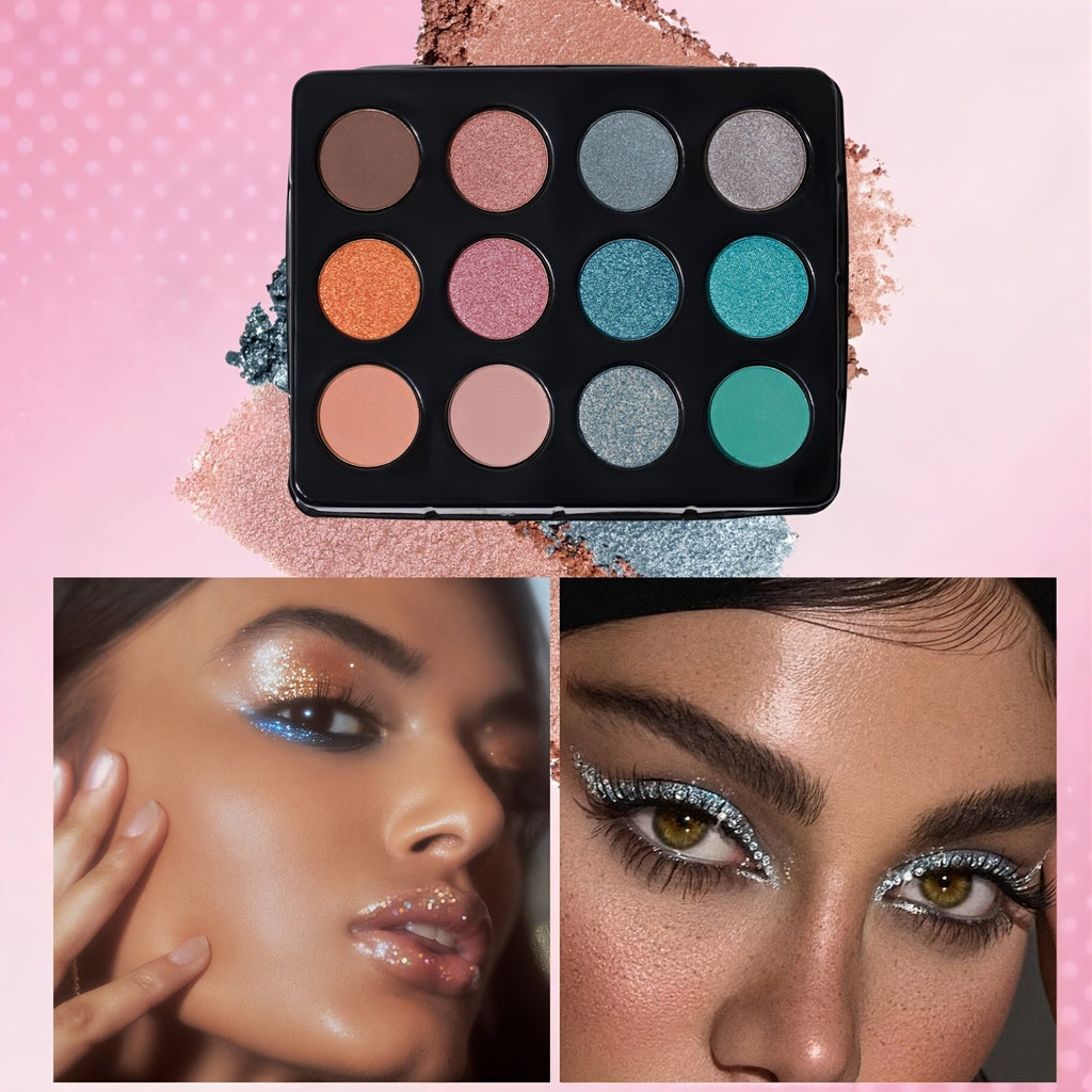 127pcs Portable Cosmetic Set | Leopard Print Gift Box with Lipstick, Eye Shadow, Highlight Powder, Rainbow Color Cosmetics, Includes Cosmetic Tools and Case, Ideal for Gifting Tidesmit