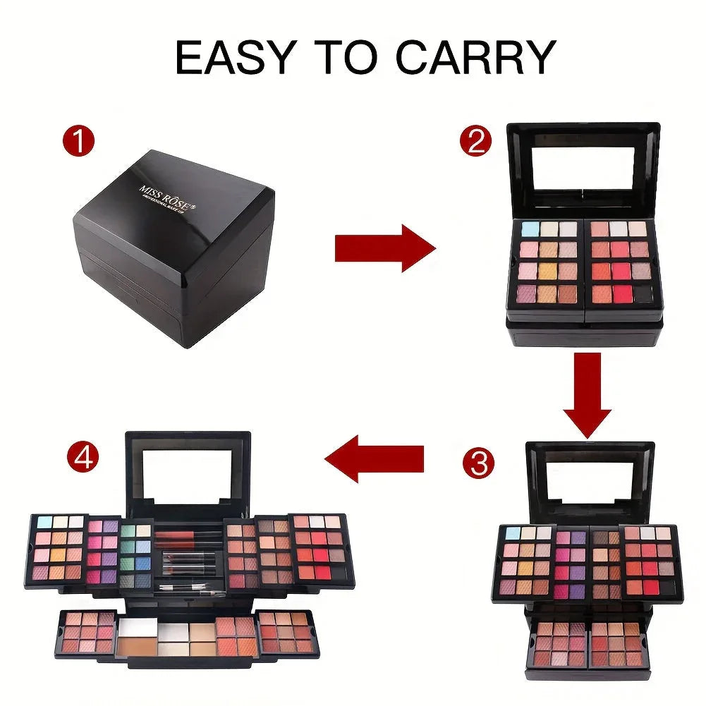 Professional Makeup Kit 86 Color Palette | Matte & Satin Finish Professional Makeup Kits Tidesmit