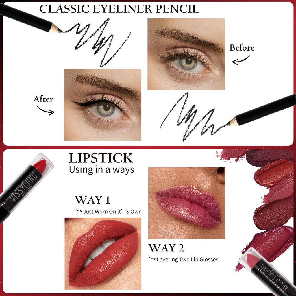 Professional Makeup Kit by Tidesmit - Travel-Ready Salon Quality Set Professional Makeup Kits Tidesmit