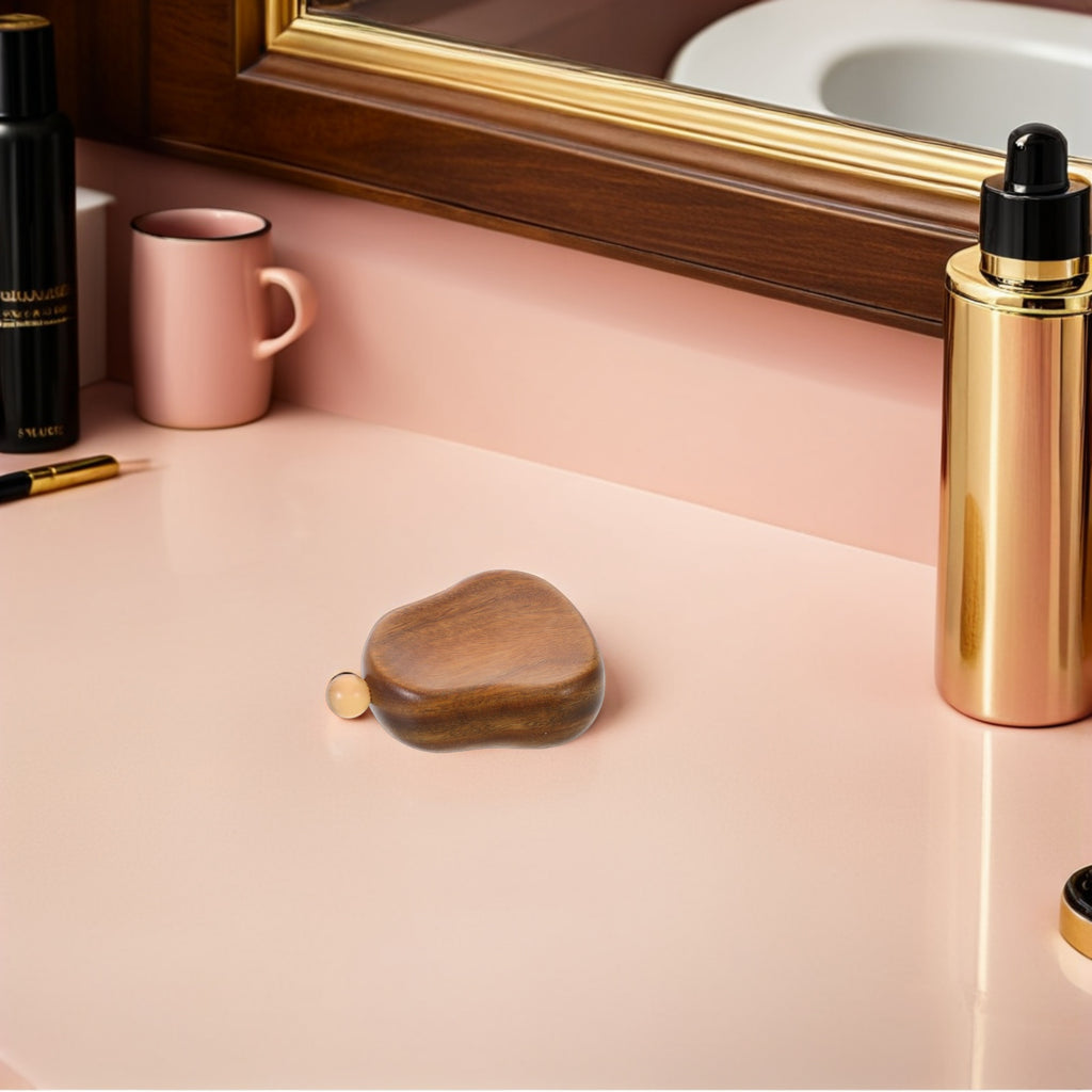 Sandalwood Gua Sha Facial Massager Tool - Tidesmit Handheld Tool Fascia Gun Tidesmit