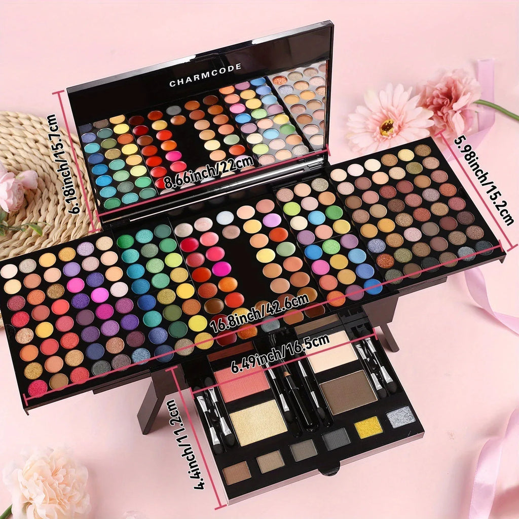 Professional Makeup Kit: 190-Color All-in-One Palette Set Professional Makeup Kits Tidesmit