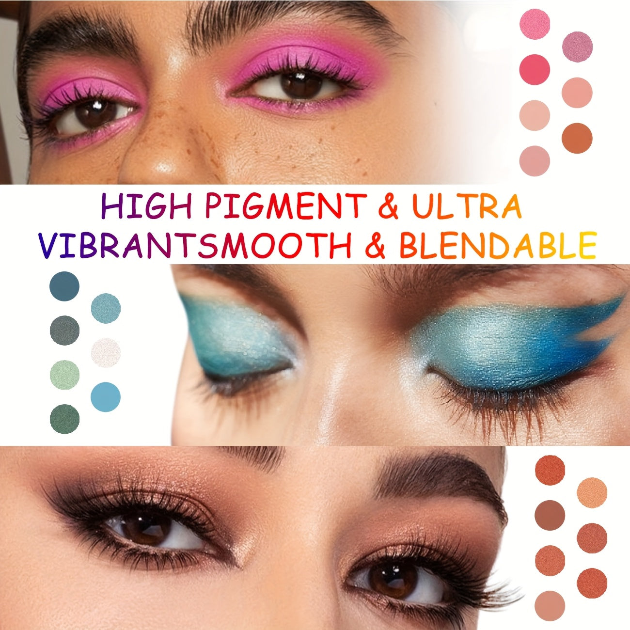 53pcs Night Black Step Case Makeup Set - Portable, Waterproof Design with Eyeshadow, Highlighter, Blush, Concealer, Lip Gloss, Eyeliner, Eyebrow Pencil, Brushes Tidesmit